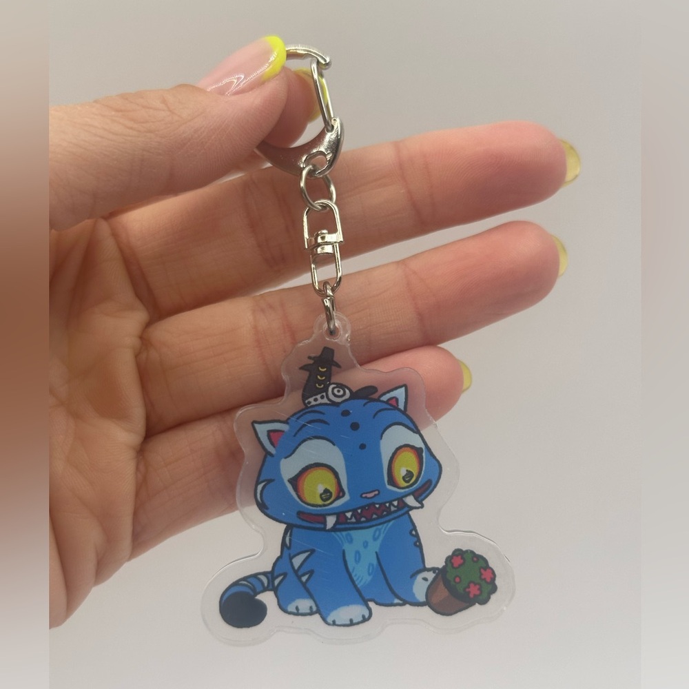 K Pop Demon Hunters Tiger Huntrix Merch Gift Keychain - Picture 3 of 5